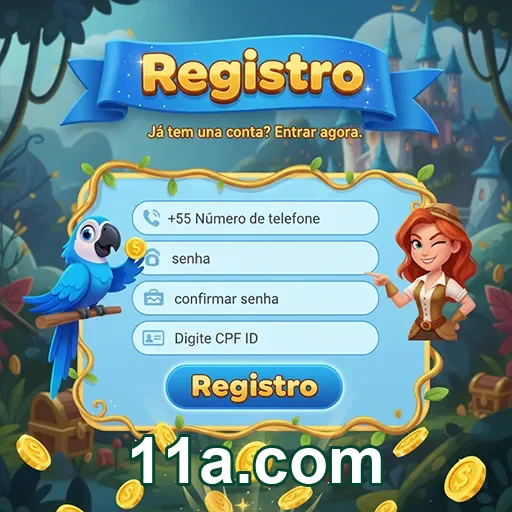 Promoções atuais no app 11a.com no celular
